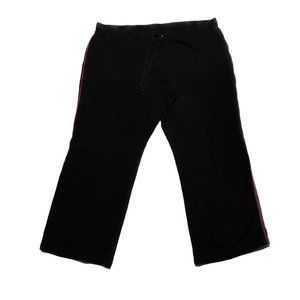 Black Sweats Red Stripe